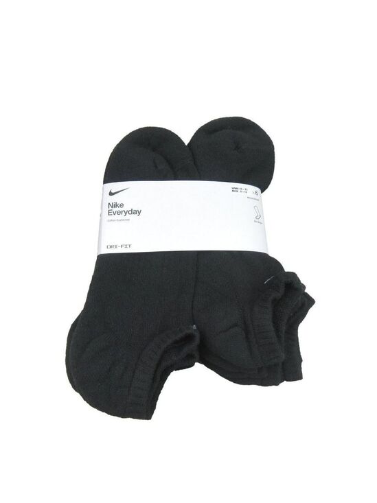 Nike Other - Nike Everyday Cushion No Show Socks 6 Pack Mens Size 8-12 Black NEW